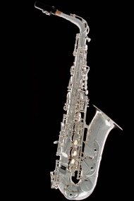 Silver-Plated Vintage Alto Saxophone