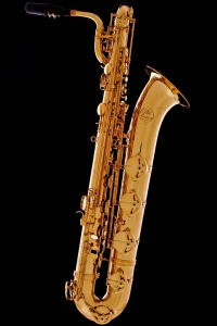 Honey Gold Lacquer Baritone Saxophone