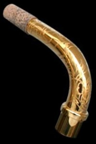 Gold Plated Baritone Saxophone Neck