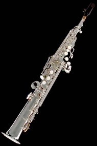 Silver-Plated Classic Straight Soprano Saxophone