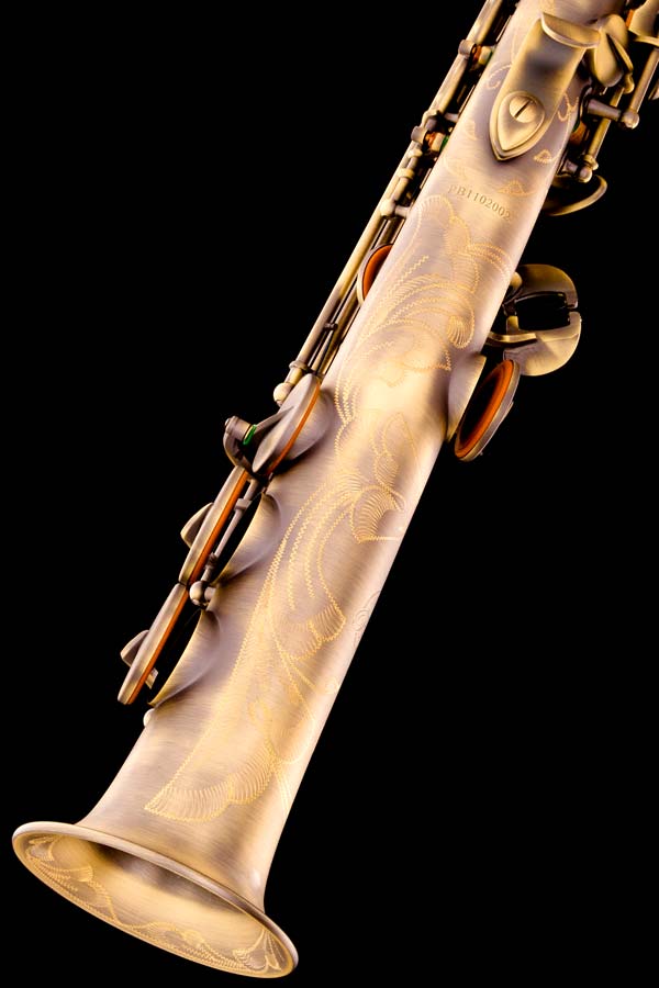 Antique Bronze Classic Straight Soprano Saxophone - Antique Bronze 