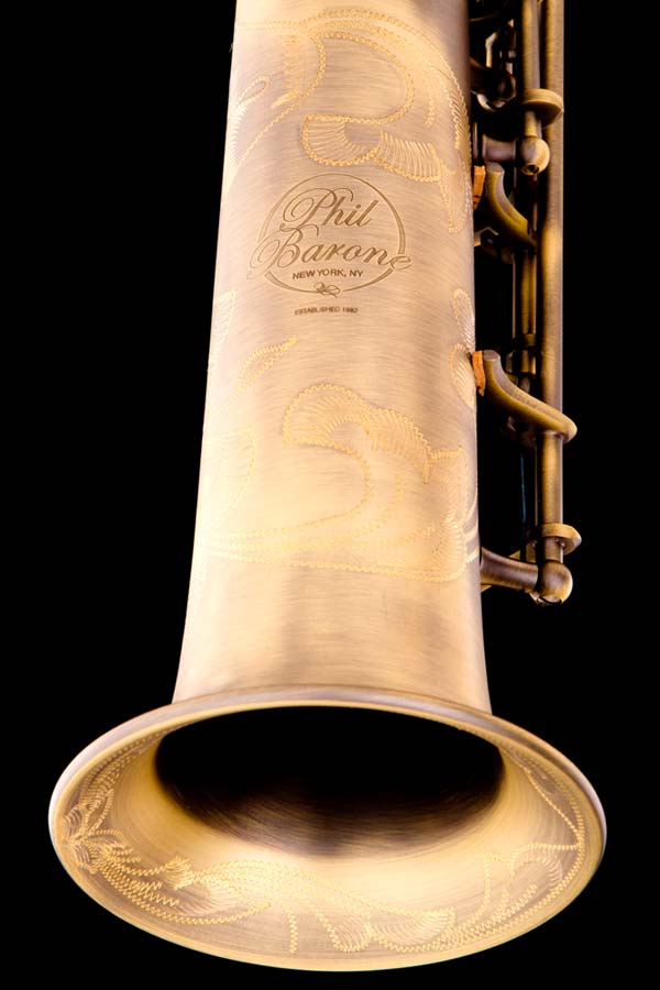 Antique Bronze Classic Straight Soprano Saxophone - Antique Bronze 